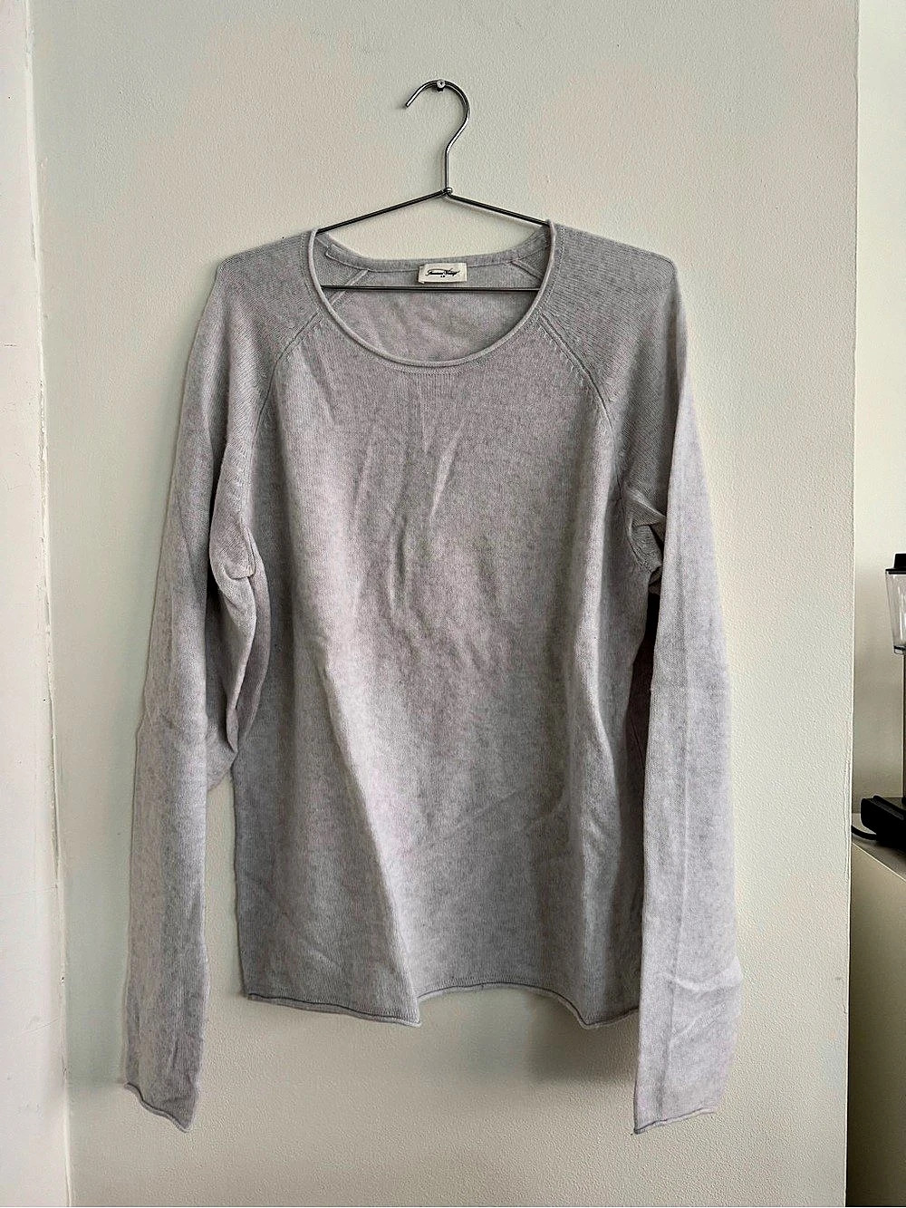 American Vintage Long Sleeve Top in Gray Size Medium